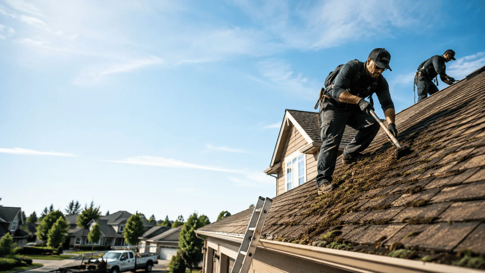 Roof Moss Removal in Darien, WI near me